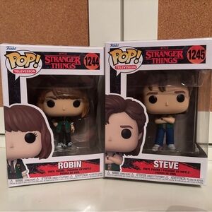 Funko Pop! Stranger Things Robin and Steve Figures